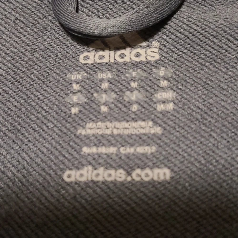 Adidas 1/4 Zip Long Sleeve Shirt - Medium